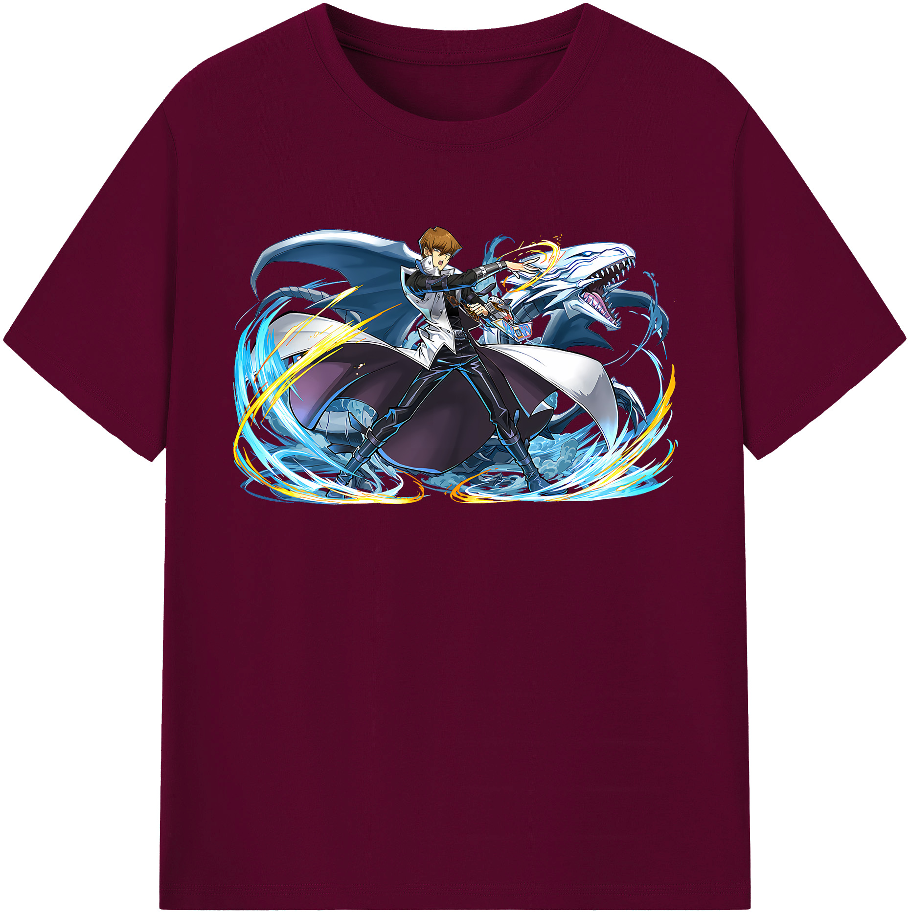 （画像用） 遊☆戯☆王 Yu-Gi-Oh! レディースカジュアルプリントTシャツ（綿100％）